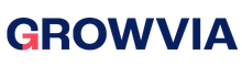Growvia logo header