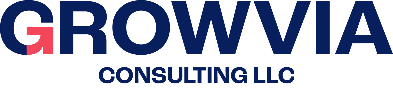 Growvia Consulting LLC logo header